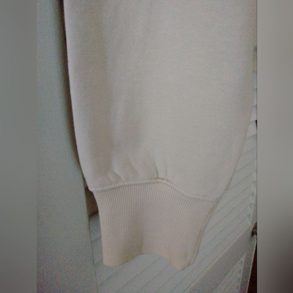 Nwt Universal Thread Cropped Zip Up Hoodie Women's Large Beige - Picture 2 of 5